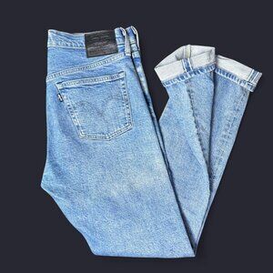 Levi's Made & Crafted blue denim jeans 27"x32" 501 skinny fit selvage edge